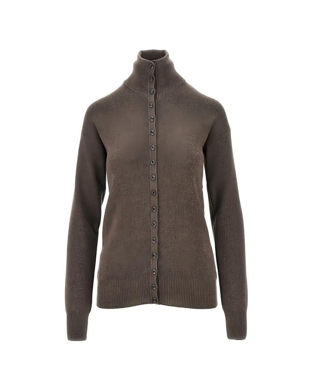 Lemaire Brown Buttoned Top