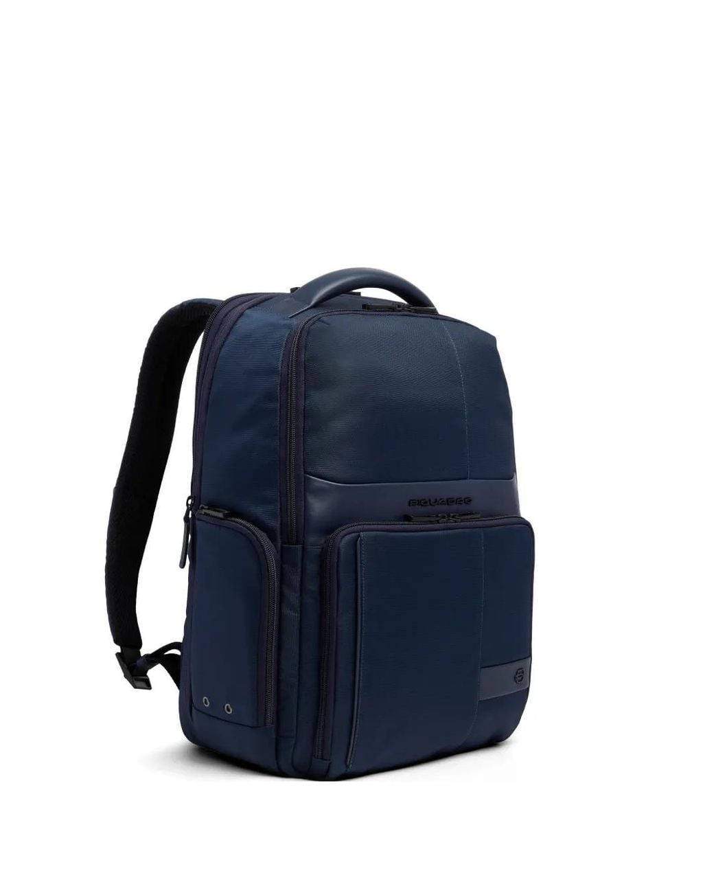 Piquadro Blue Expandable Laptop Backpack for men