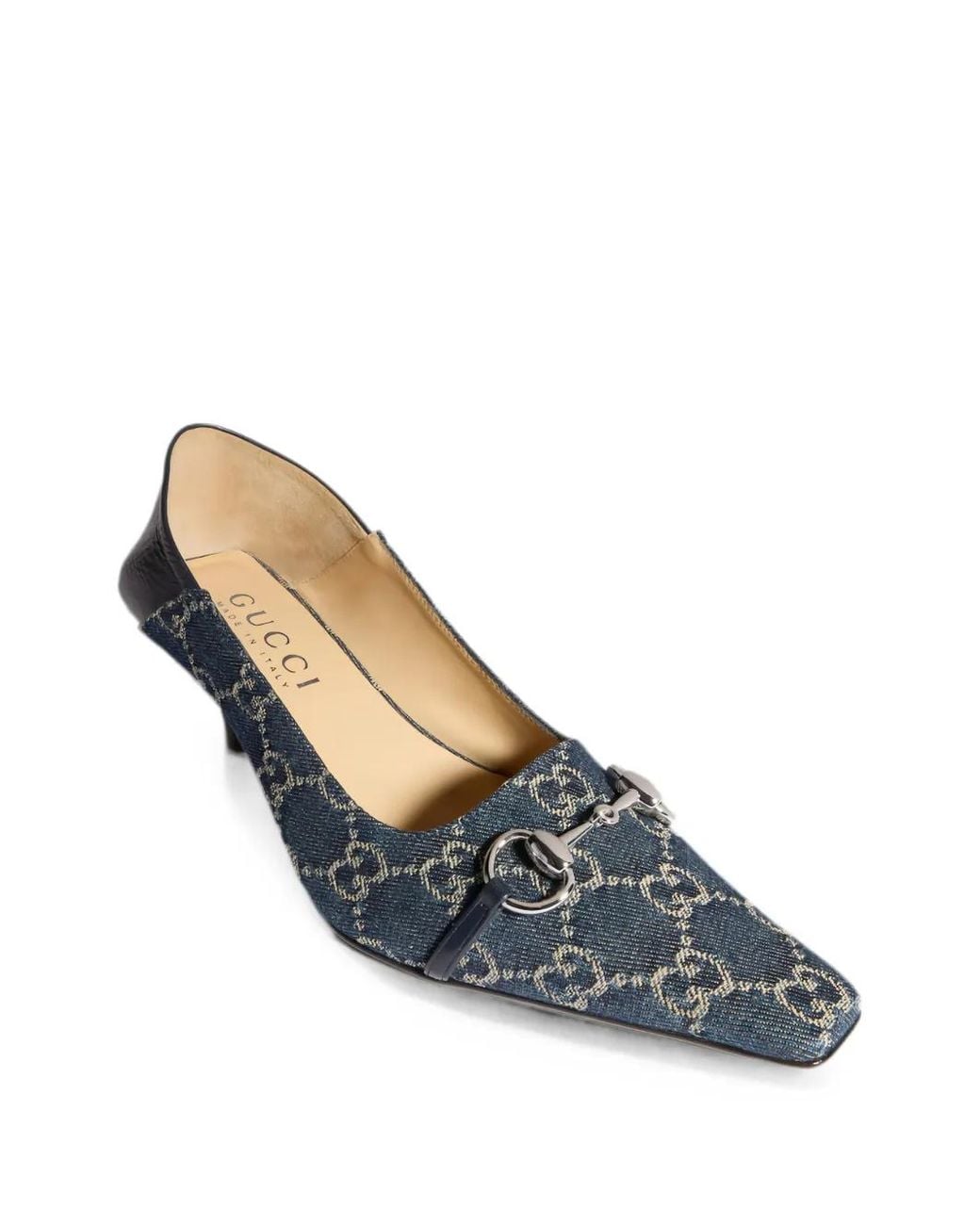 Gucci Blue Vittoria Pumps