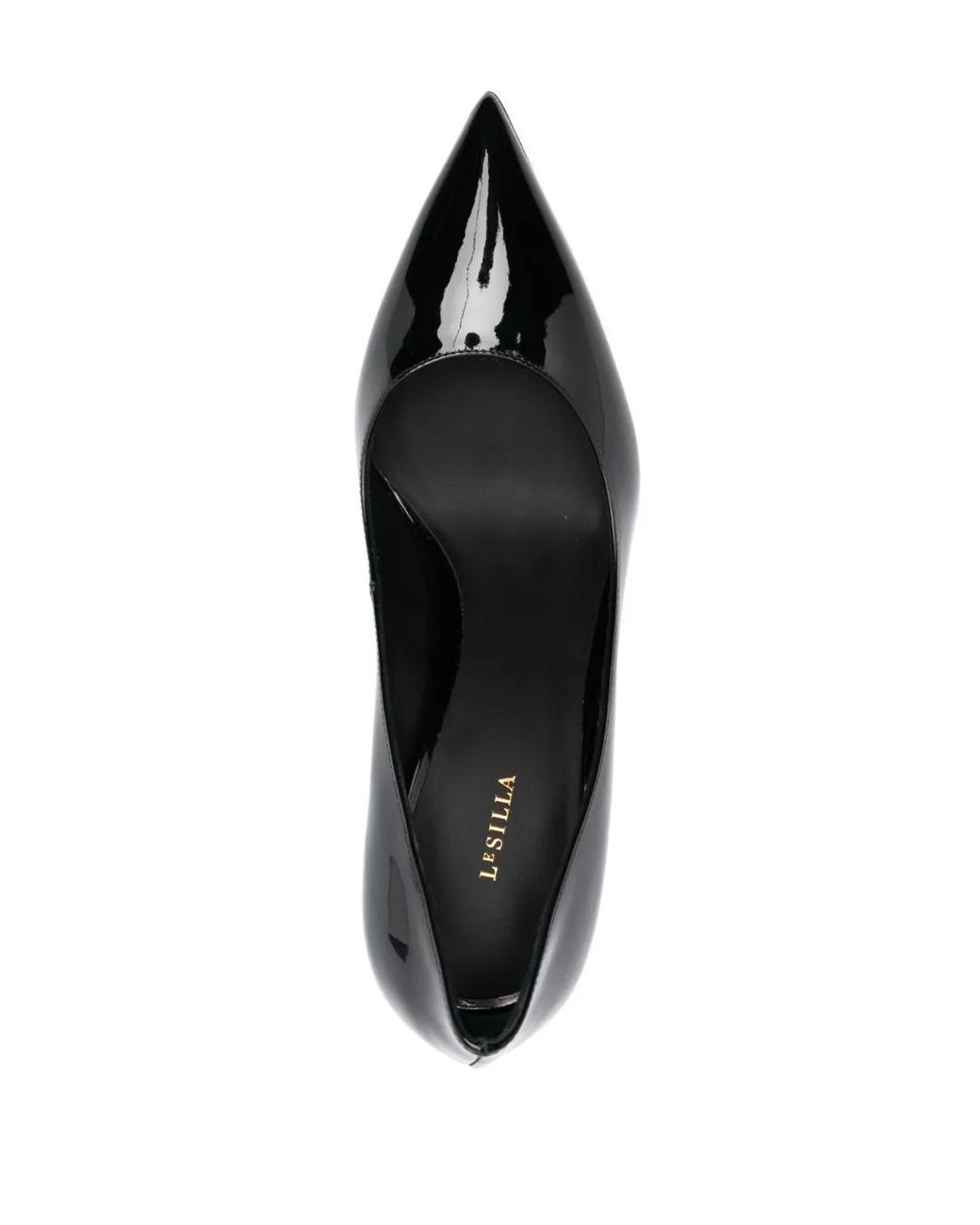 Le Silla Black Eva 80Mm Patent Leather Pumps