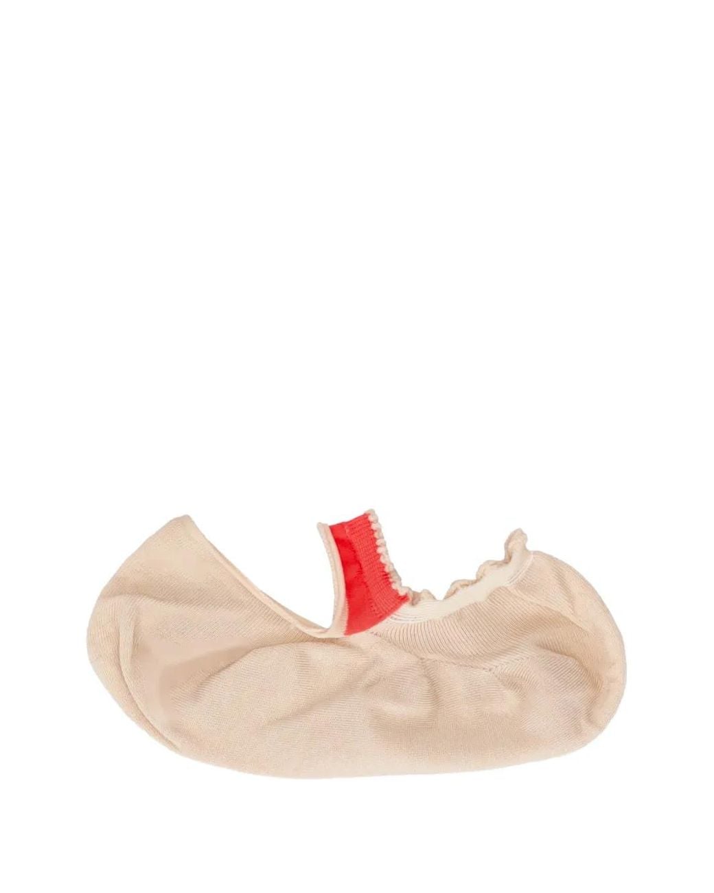 Antipast Pink Neon-Strap Ballerina Socks