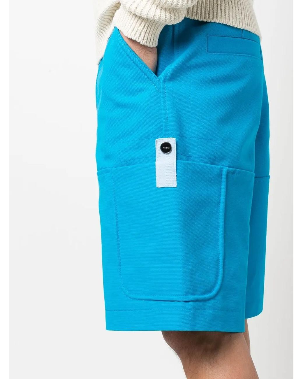 Bermudas Estilo Cargo Jacquemus de hombre de color Blue