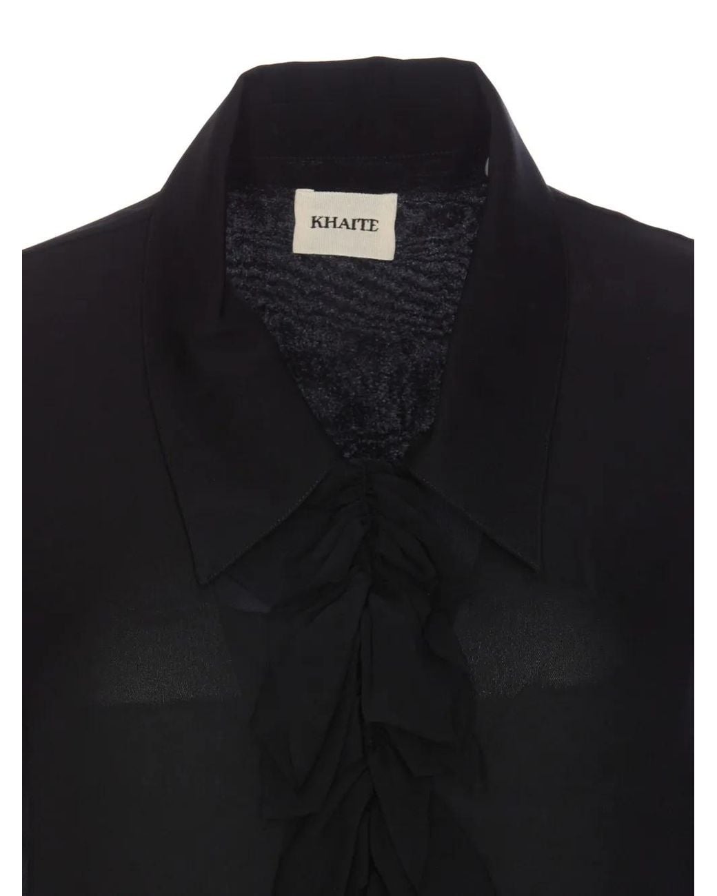 Khaite Black Luka Shirt