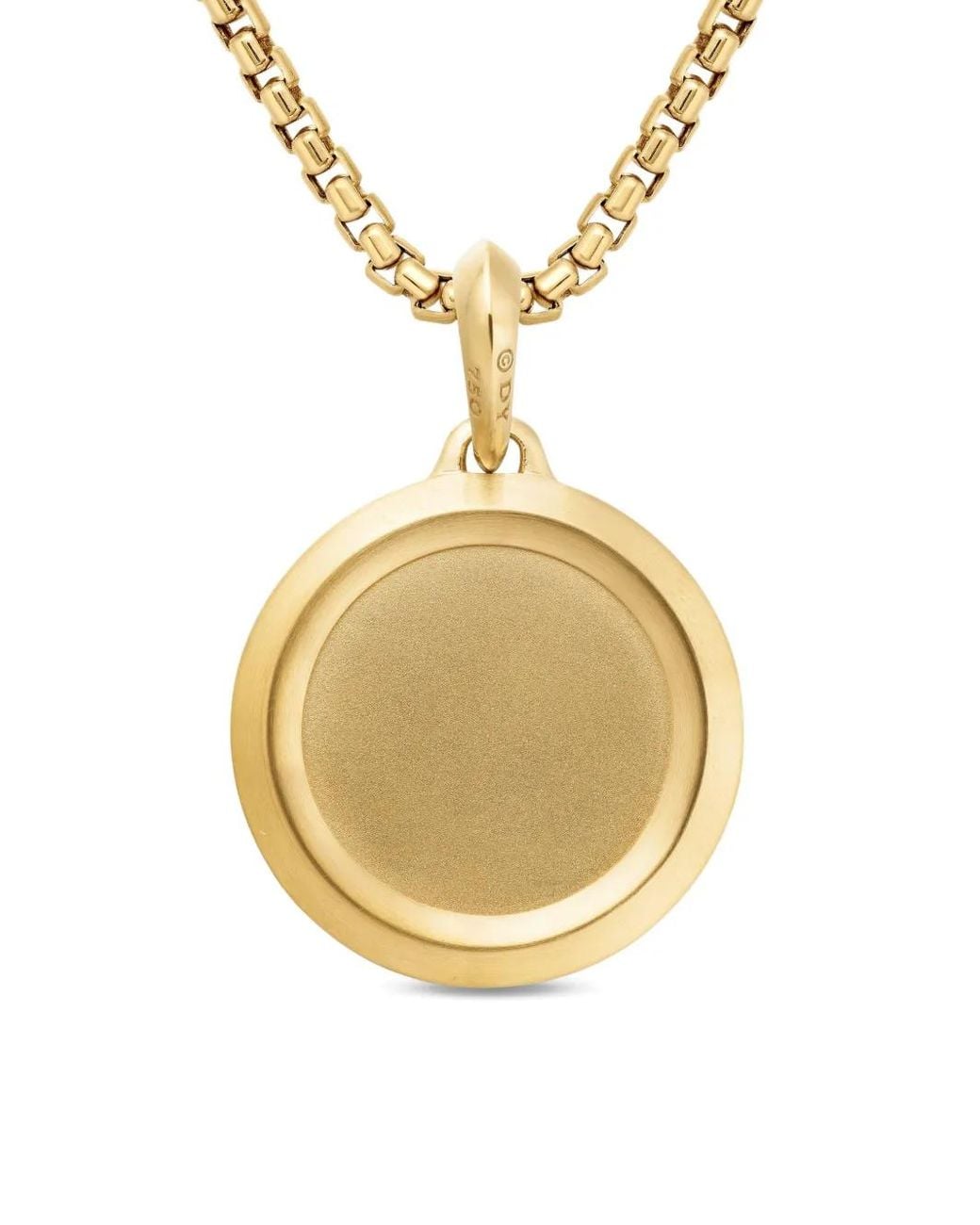 David Yurman Metallic 18Kt St. Christopher Amulet (34.5Mm) for men