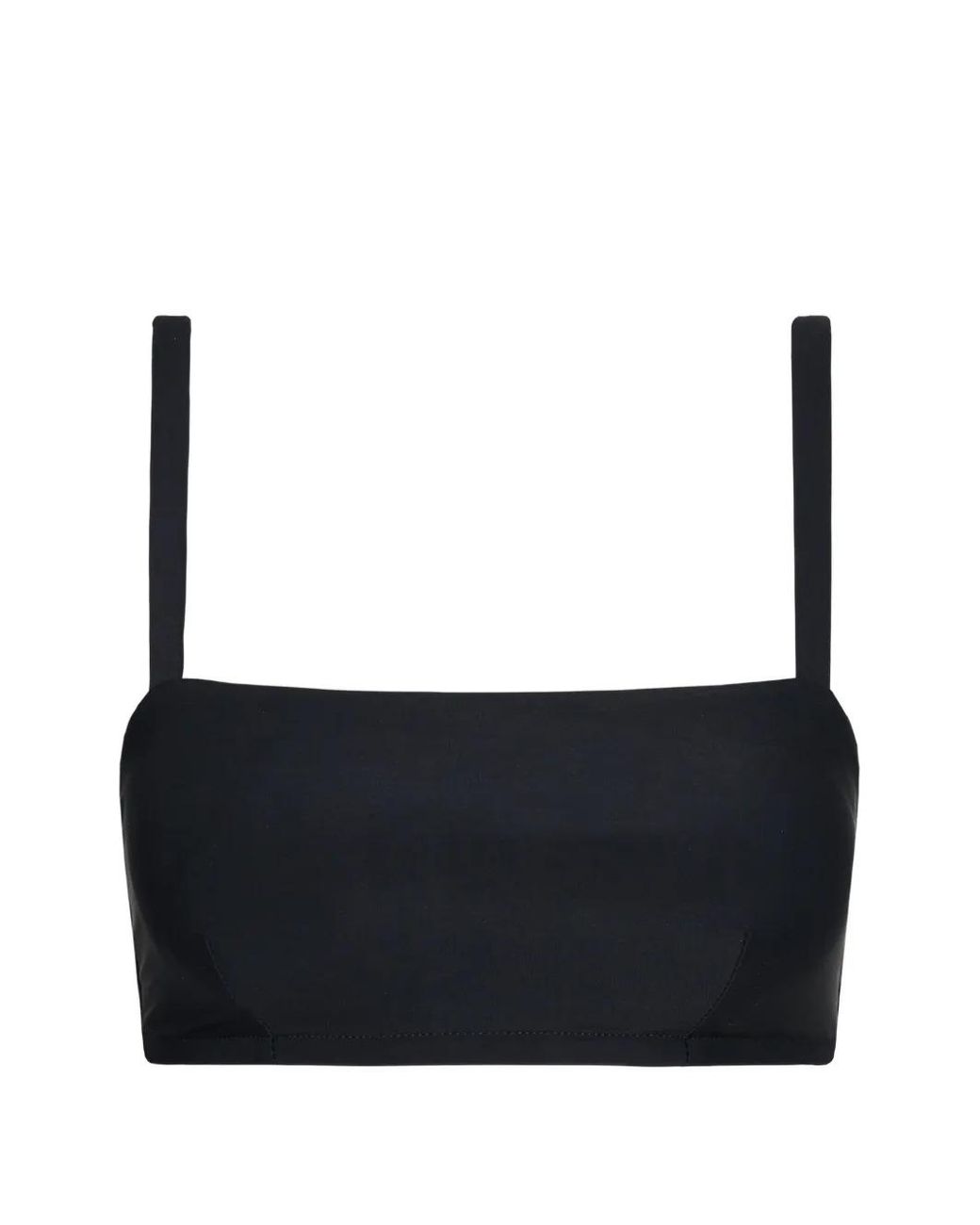 Bondi Born Black Anja Square-Neck Bikini Top