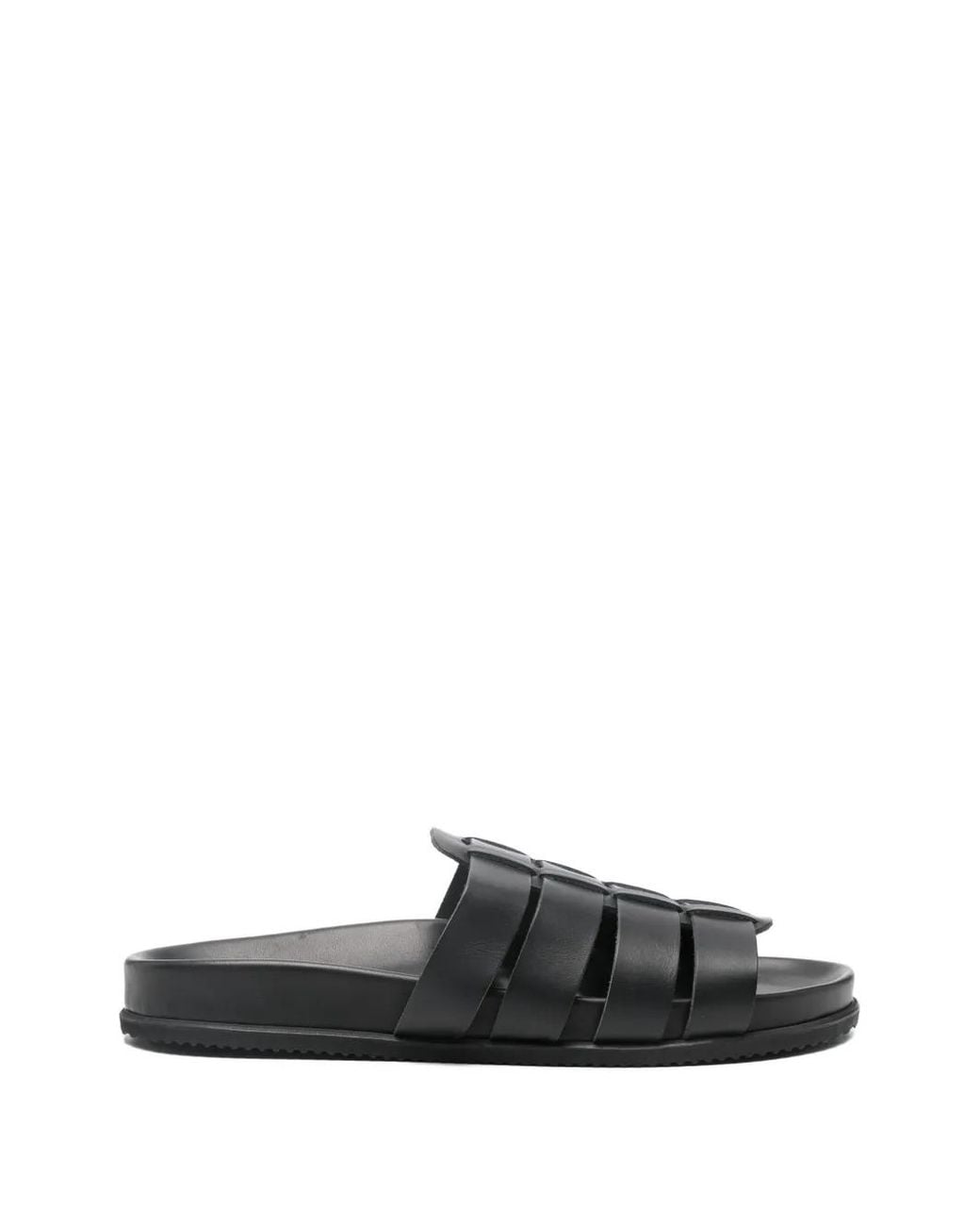 Ancient Greek Sandals Black Laodamas Sandals for men