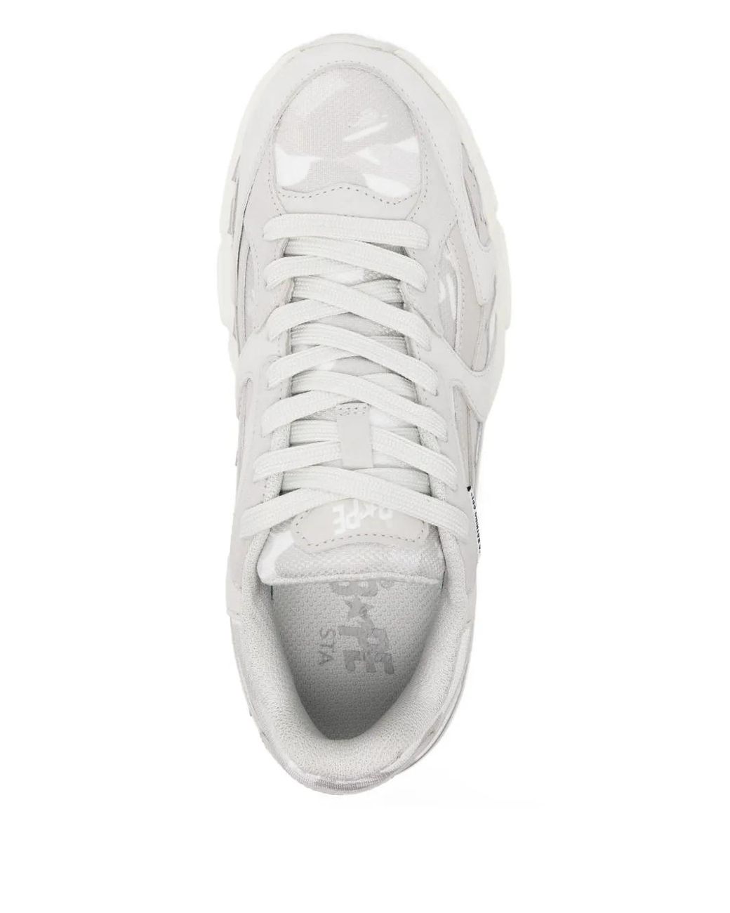 A Bathing Ape White Star-Embellished Trainers for men