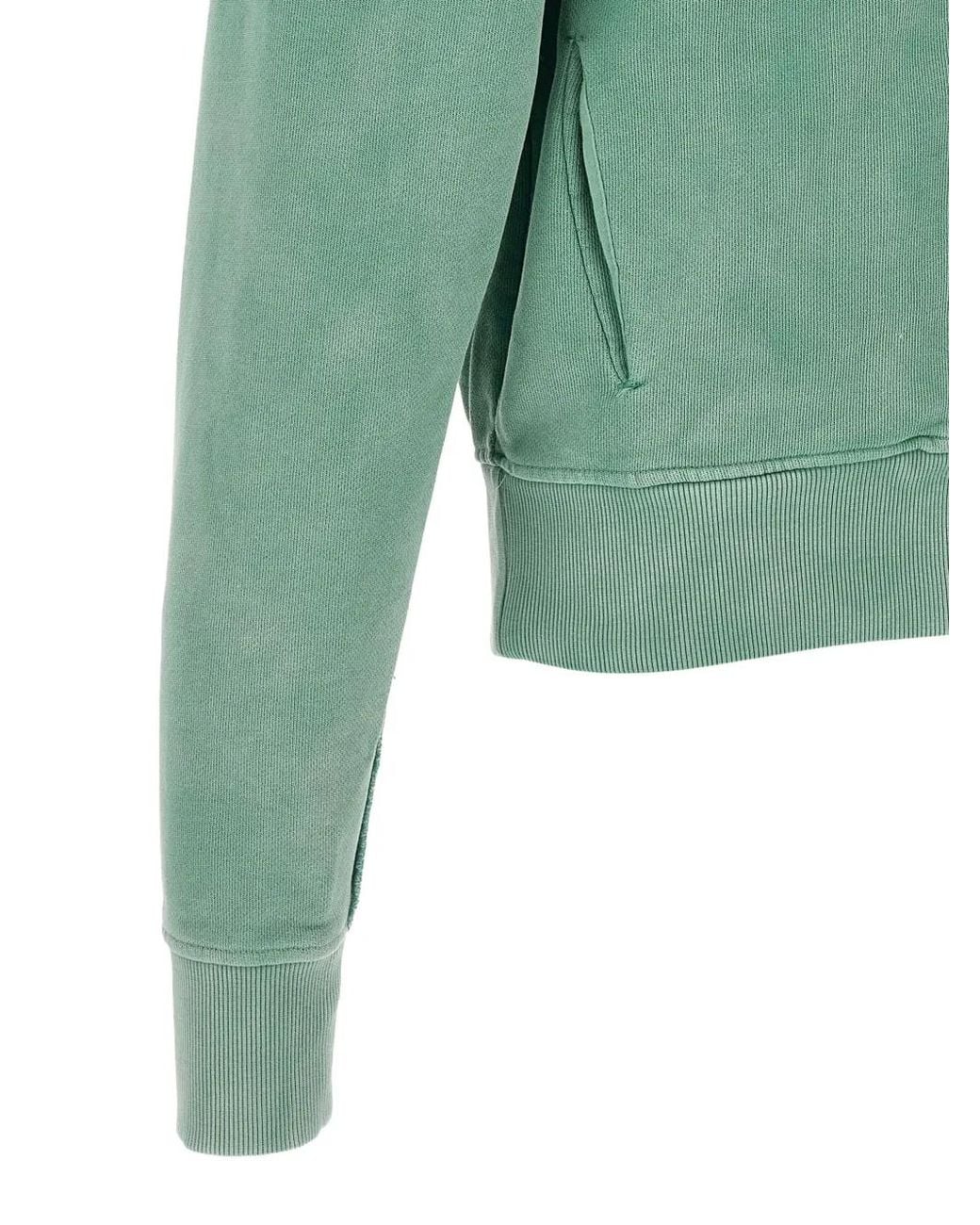 Entire studios Green Zip-Up Long-Sleeve Hoodie for men