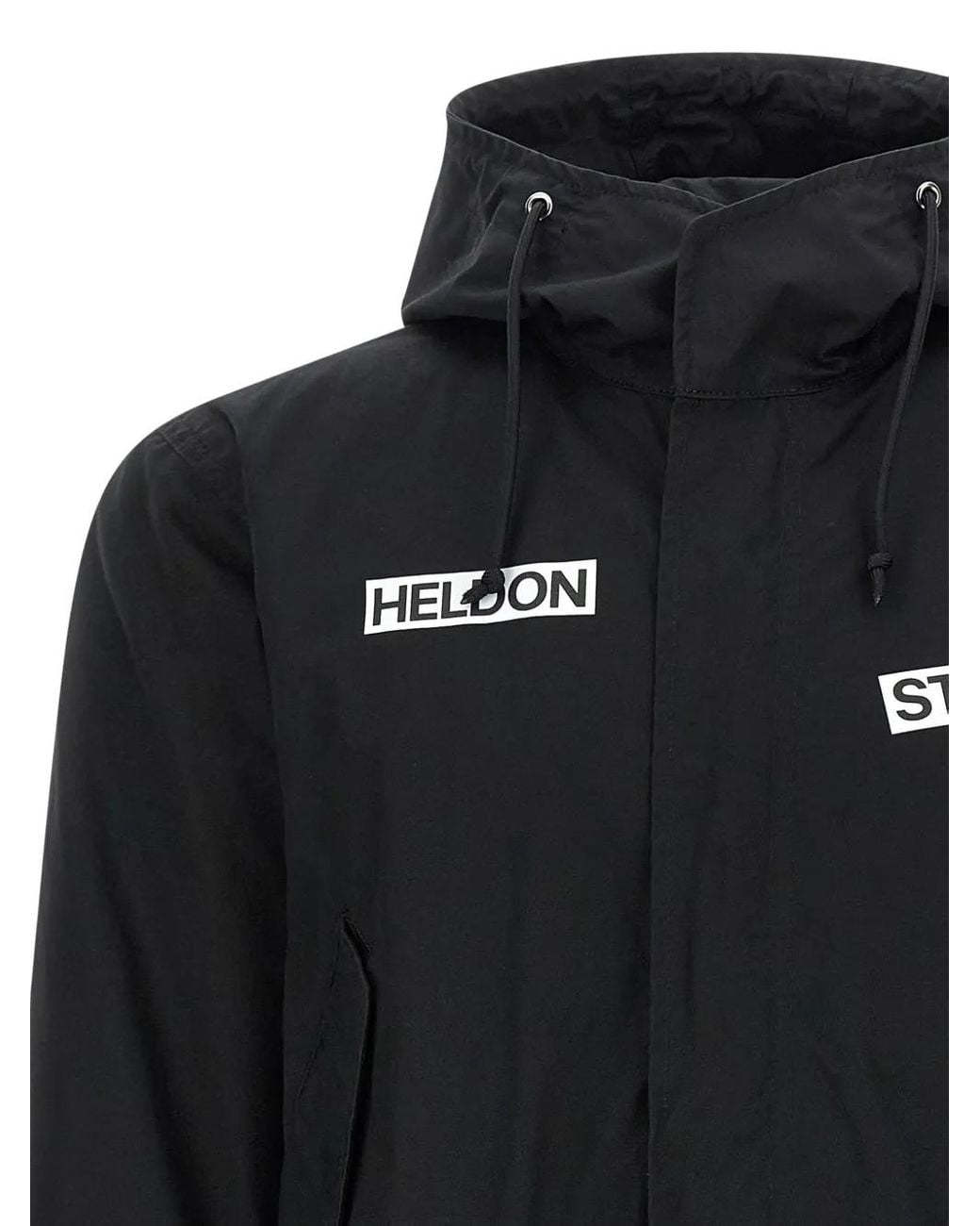 Undercover Black Adjustable Hood Parka for men