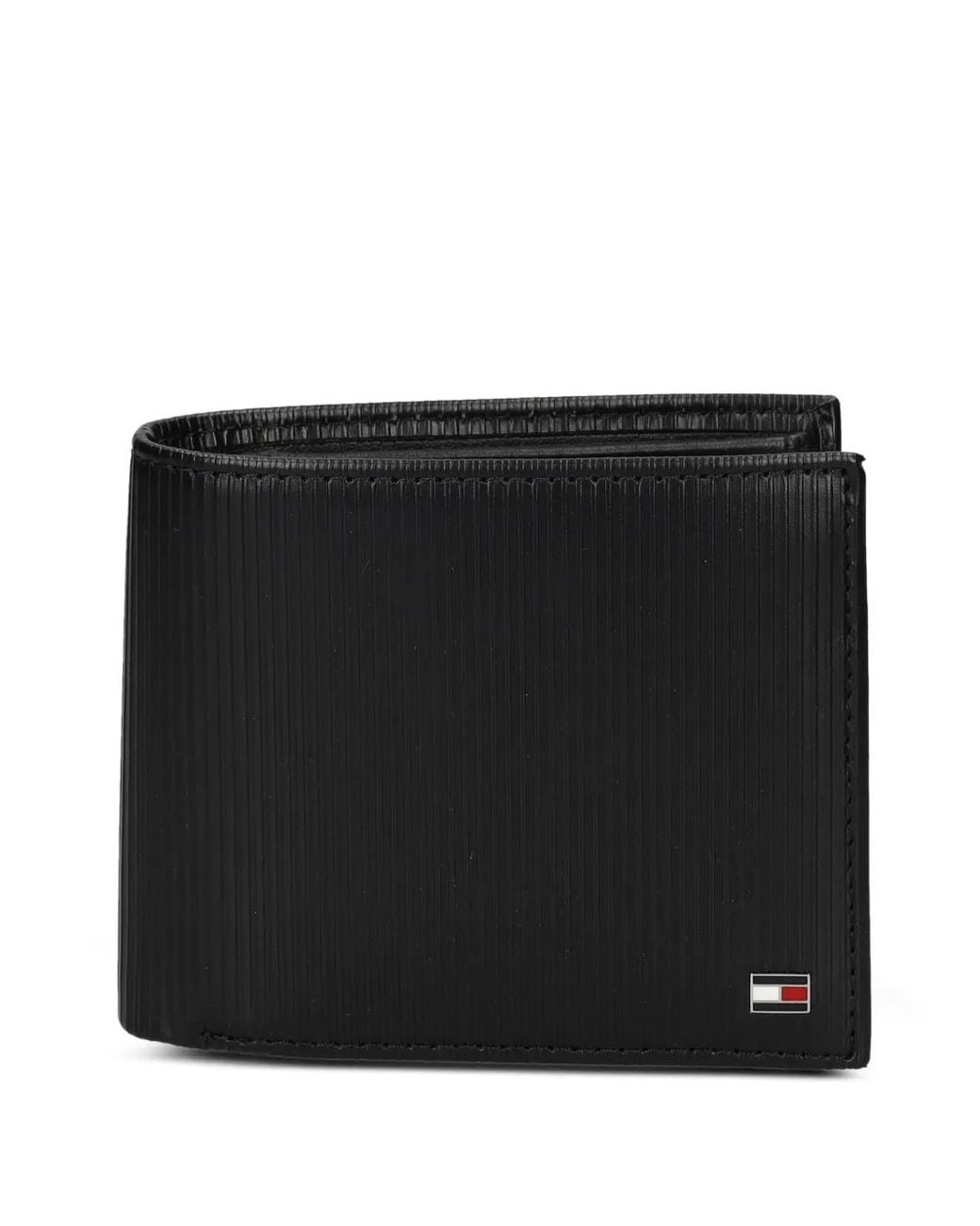 Tommy Hilfiger Black Ribbed Wallet for men