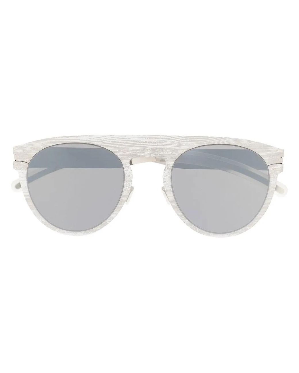 Mykita Gray Round-Frame Tinted Sunglasses