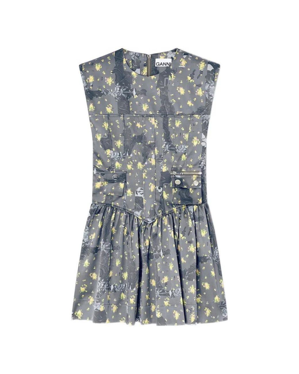 Ganni Gray Dress