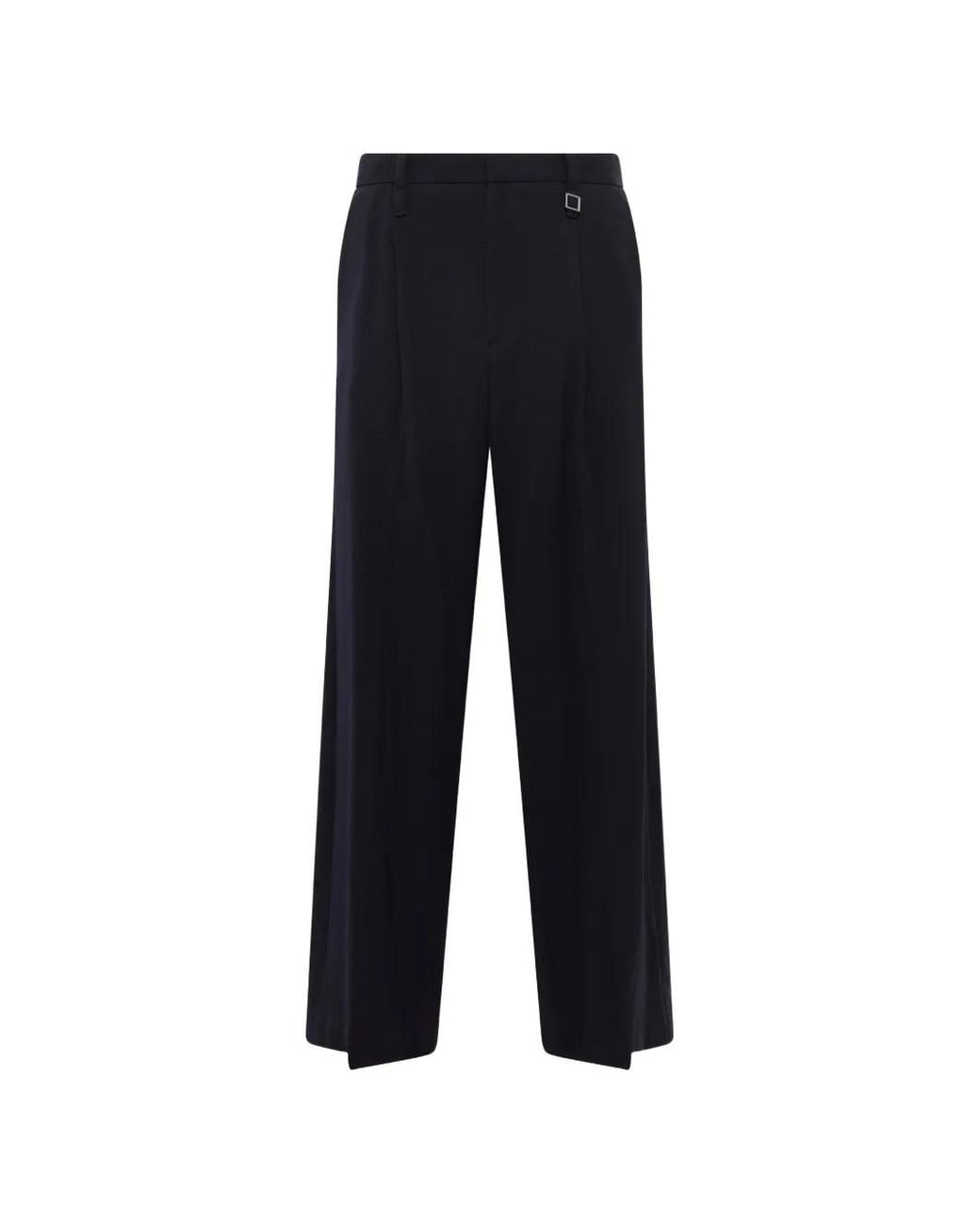 Wooyoungmi Blue Wide-Leg Tailored Trousers for men