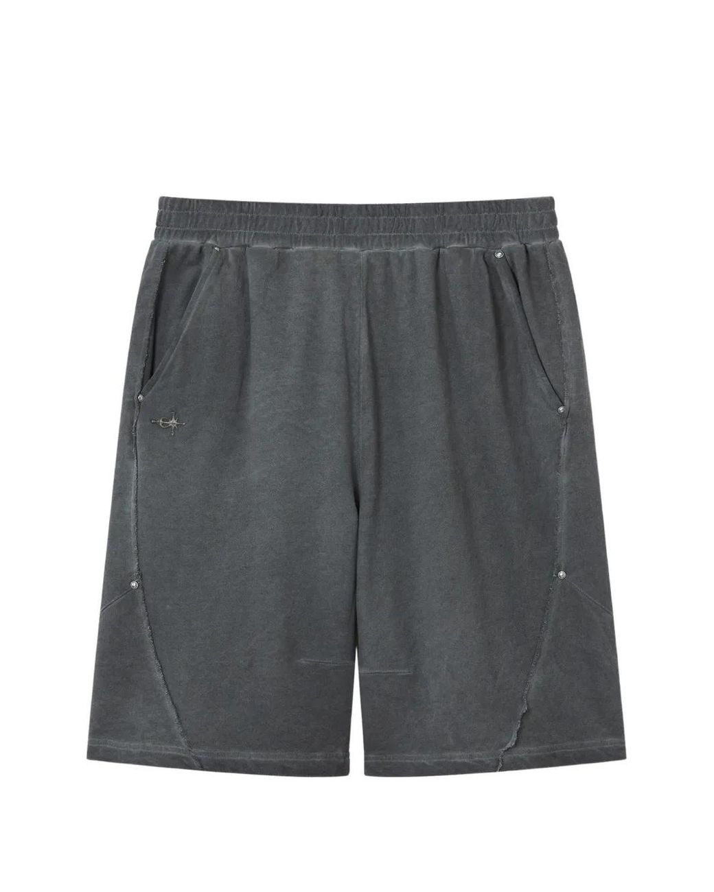 FIVE CM Gray Elasticated-Waist Shorts for men