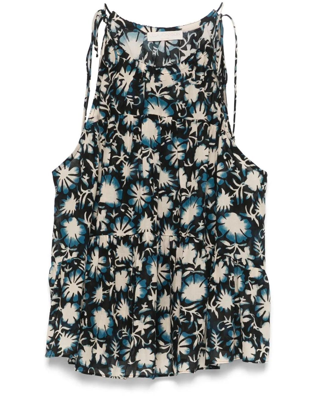 Ulla Johnson Blue Ayla Top