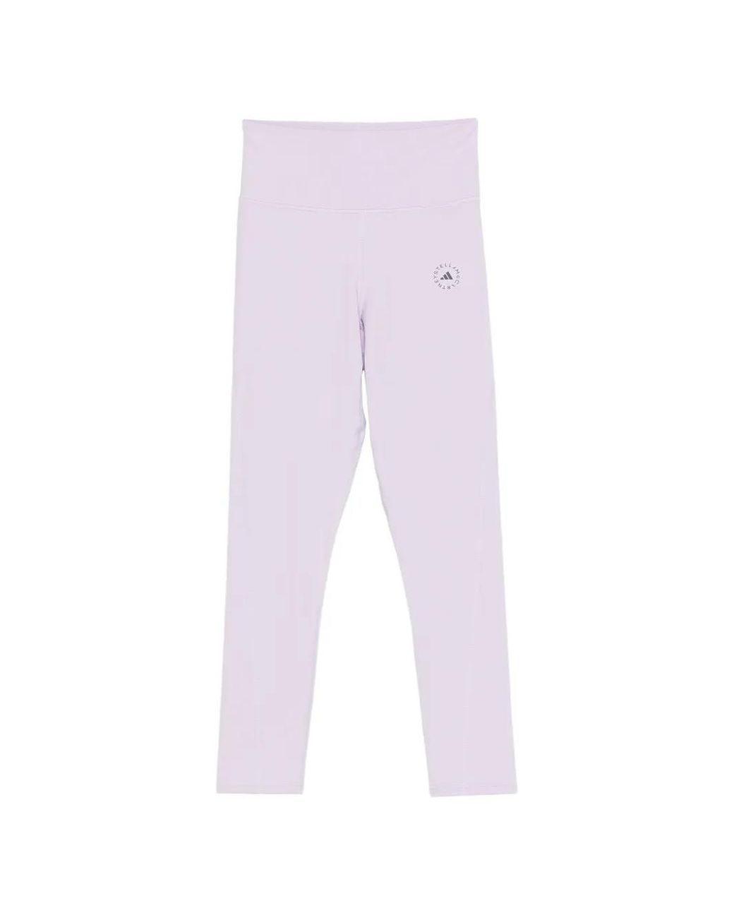 Adidas By Stella McCartney Purple Logo High-Waisted Leggings