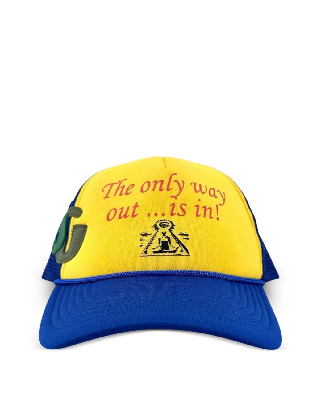 GALLERY DEPT. Yellow Only Way Out Trucker Hat for men
