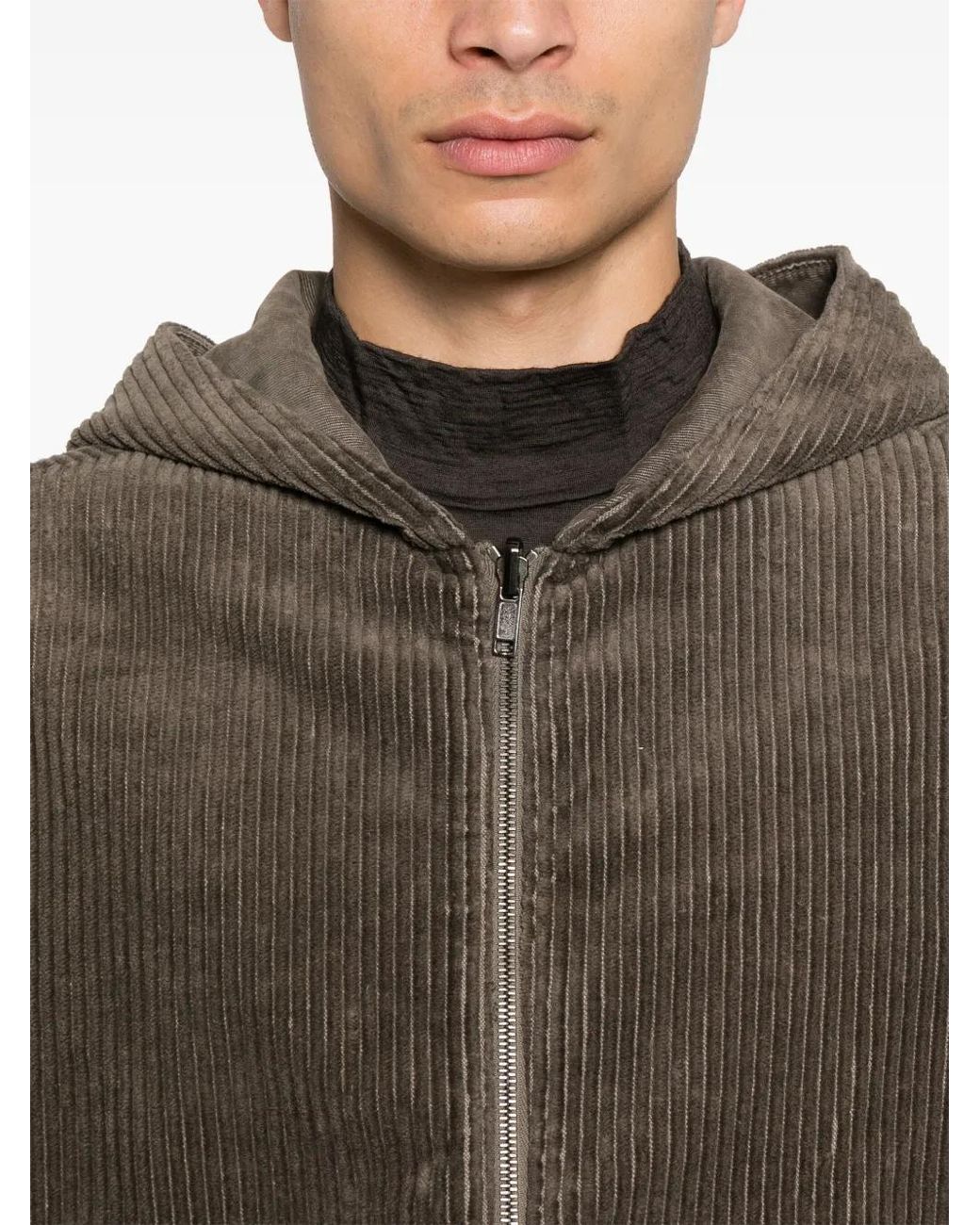 Transit Brown Corduroy Reversible Jacket for men