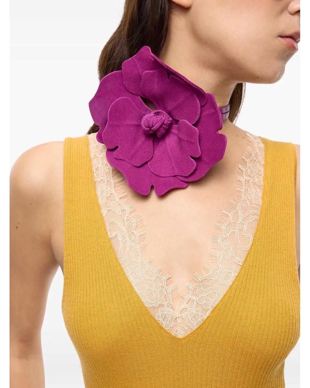 Pinko Yellow Oslo Tank Top