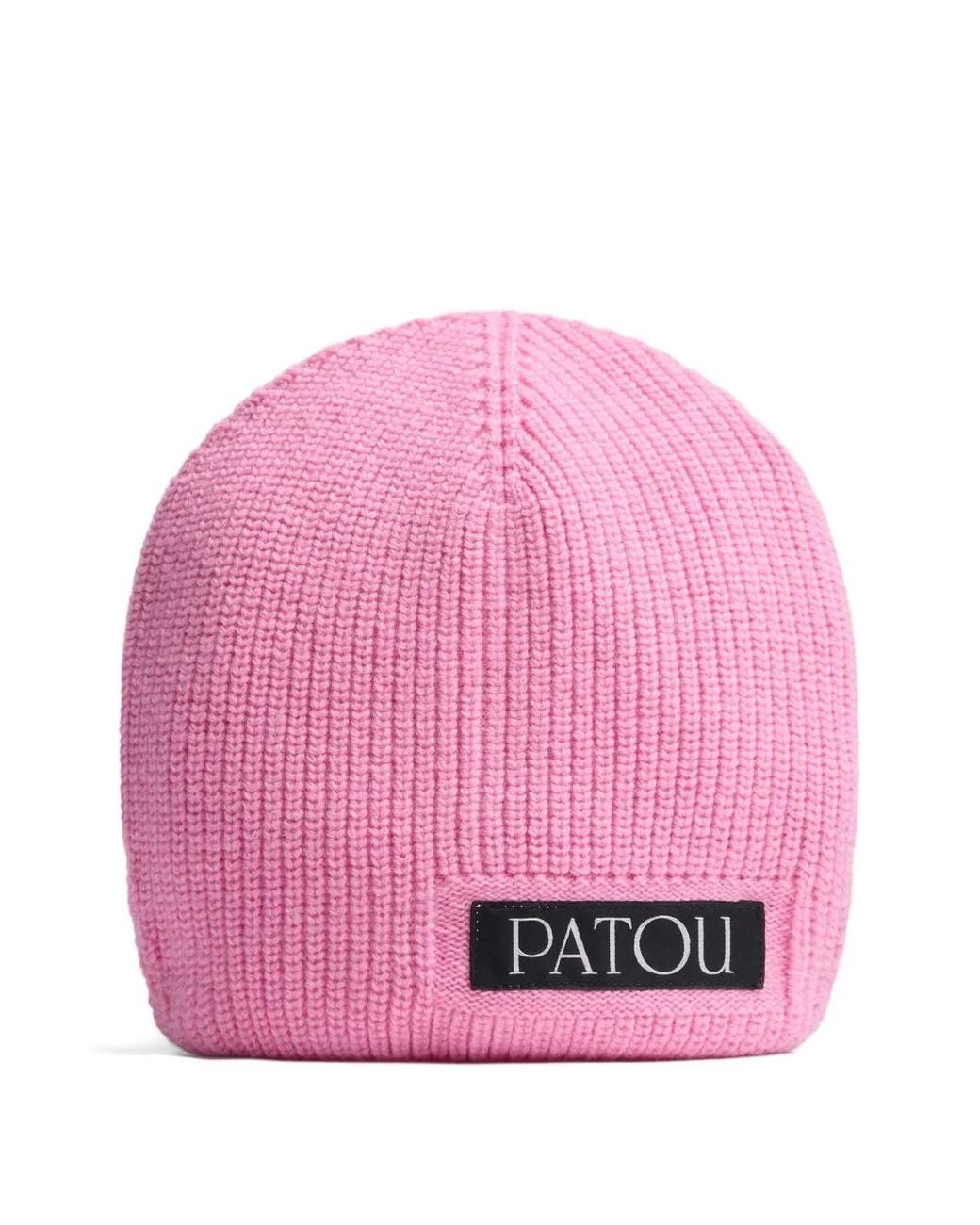 Patou Pink Gerippte Beanie