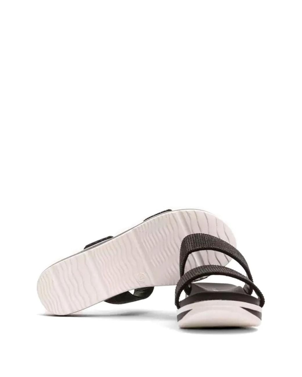 Péché Originel Black Sequin-Embellished Sandals