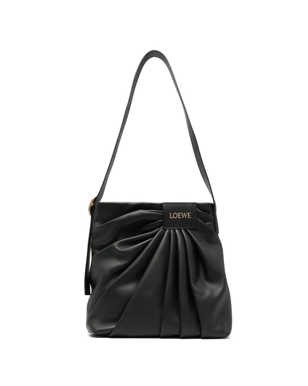 Loewe Black Draped Tote