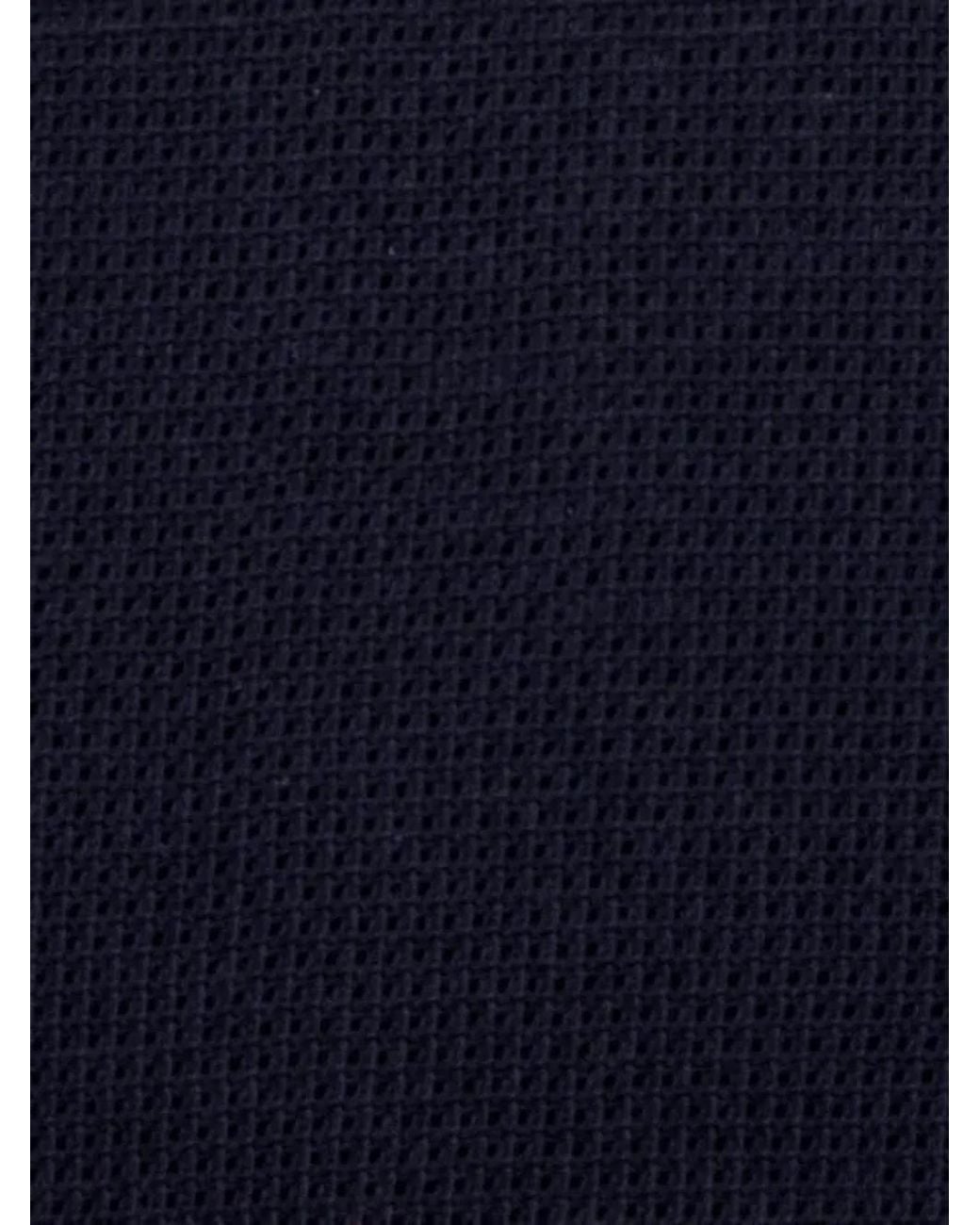 Orlebar Brown Blue Keeling Open-Knit Polo Shirt for men