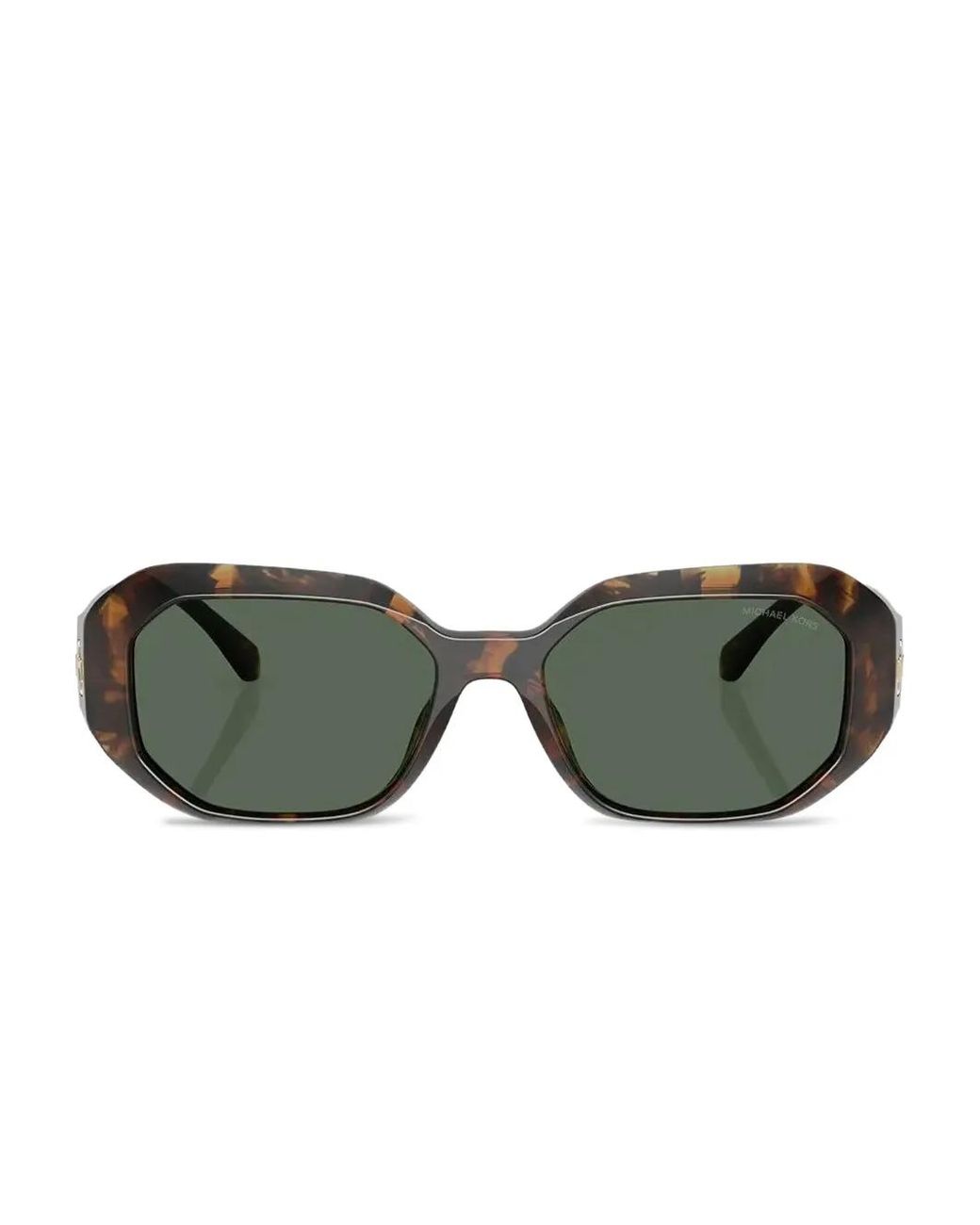 Michael Kors Black Geometric-Frame Sunglasses