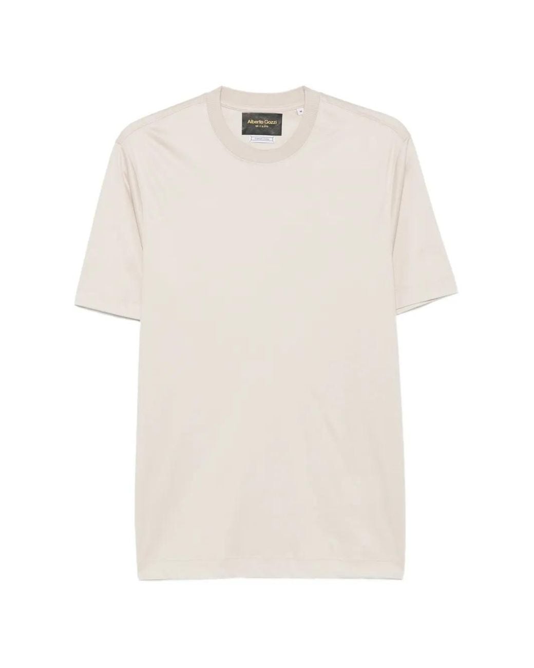 Alberto Gozzi White Crew-Neck T-Shirt for men
