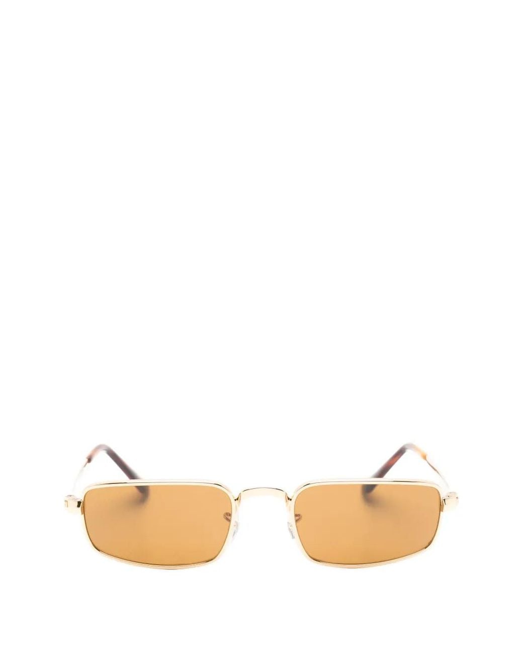 Ray-Ban Metallic Rectangle-Frame Sunglasses