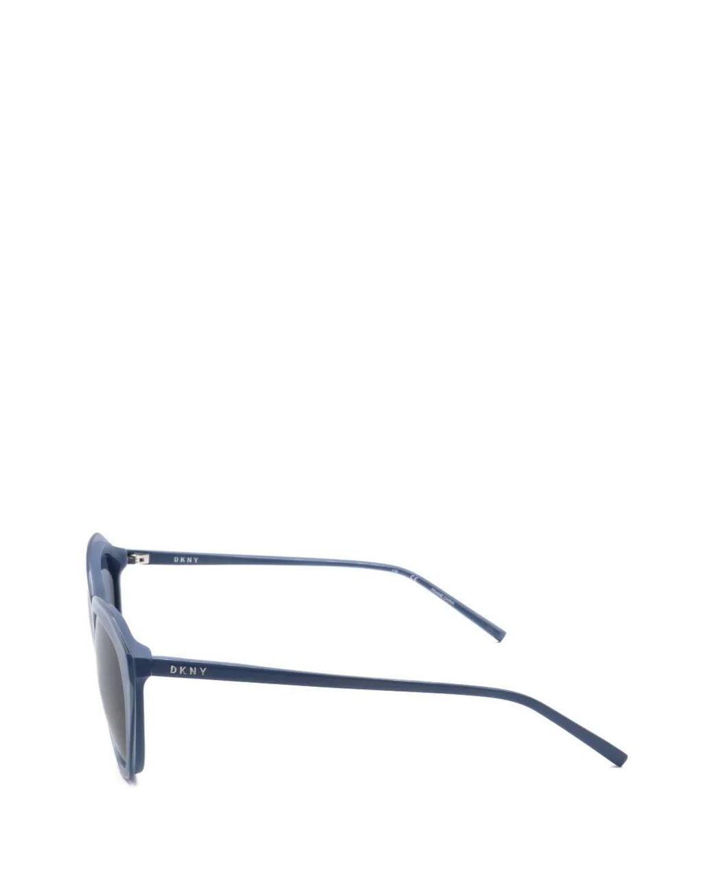 DKNY Blue Cat-Eye Frame Sunglasses