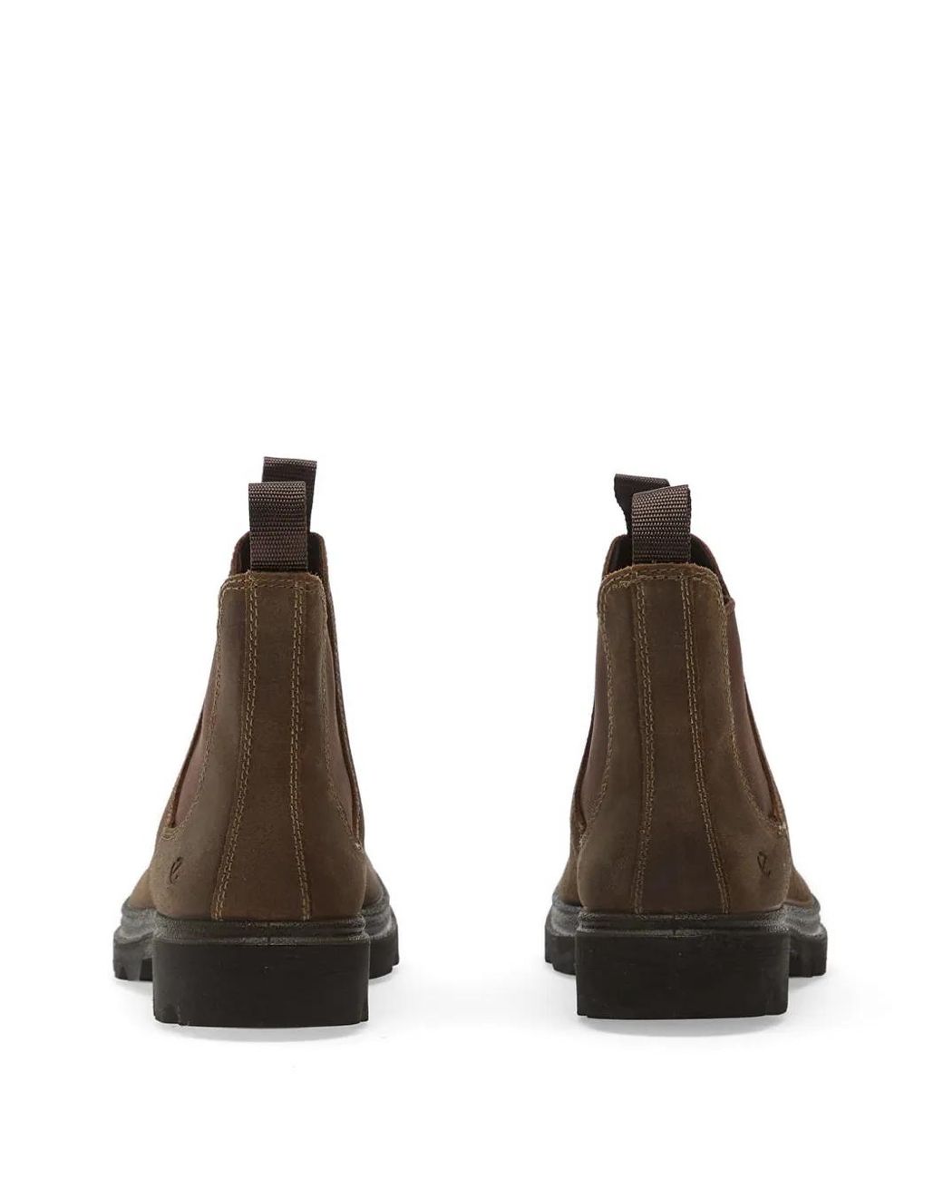 Ecco Brown Round-Toe Boots