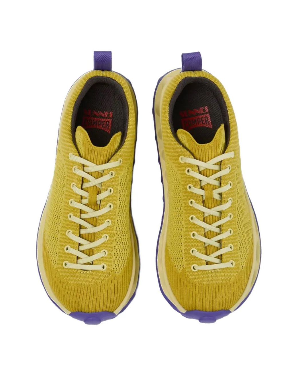 Camper Yellow X Sunnei Pelotissima Knit Sneakers for men