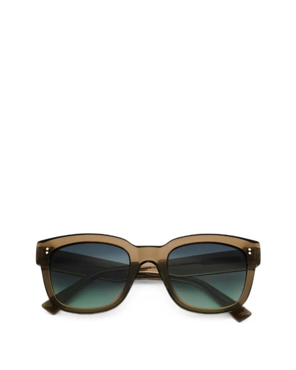 Messyweekend Blue Liv Rectangle-Frame Sunglasses