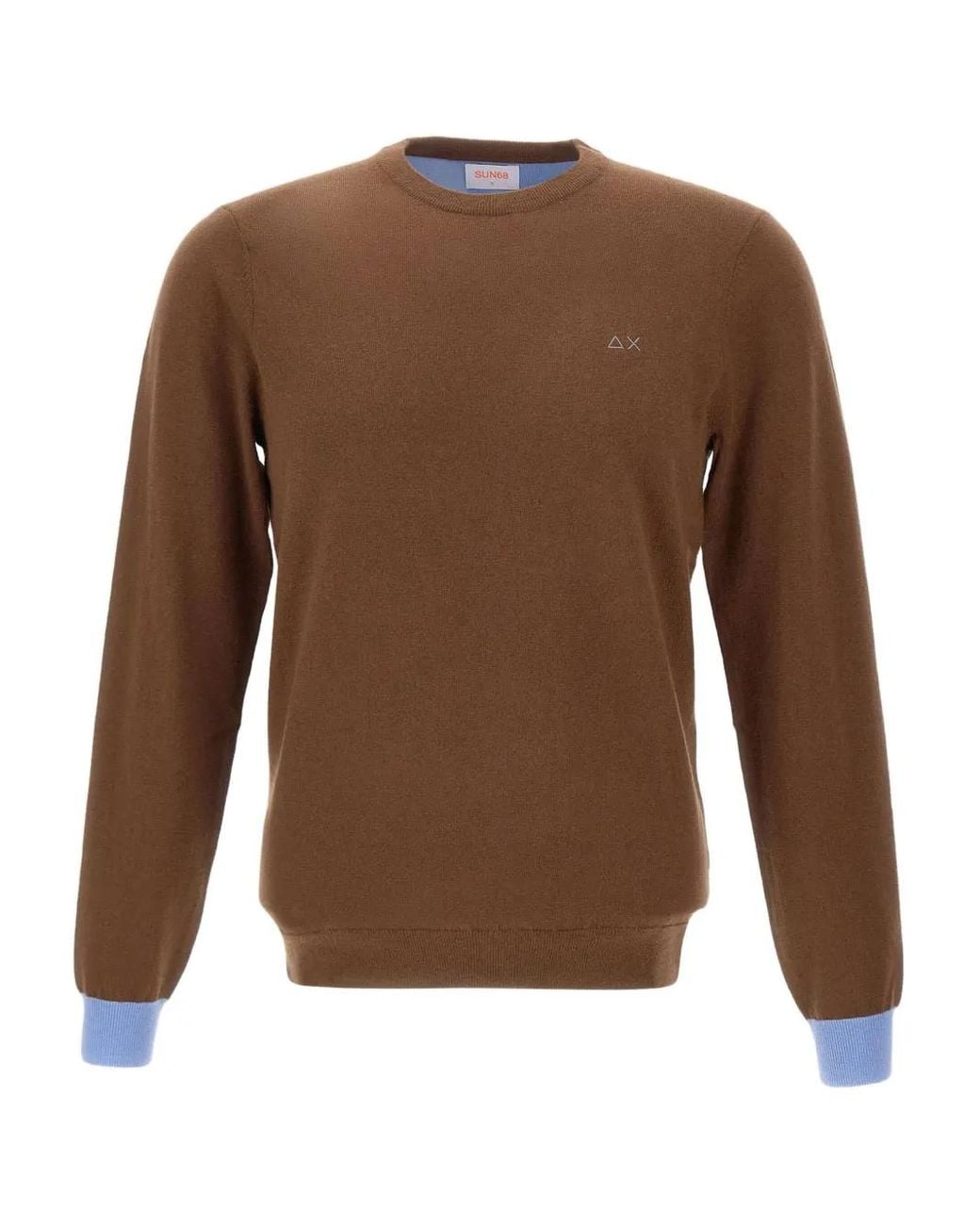 Sun 68 Pullover Mit Ellenbogen-Patches in Brown für Herren