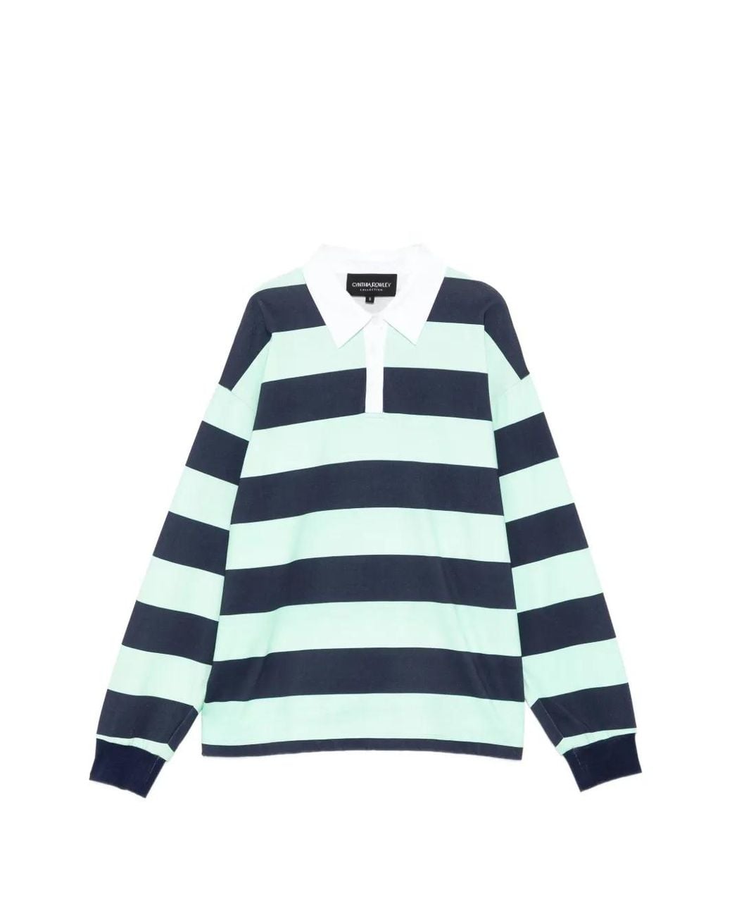Cynthia Rowley Blue Ardie Polo Shirt