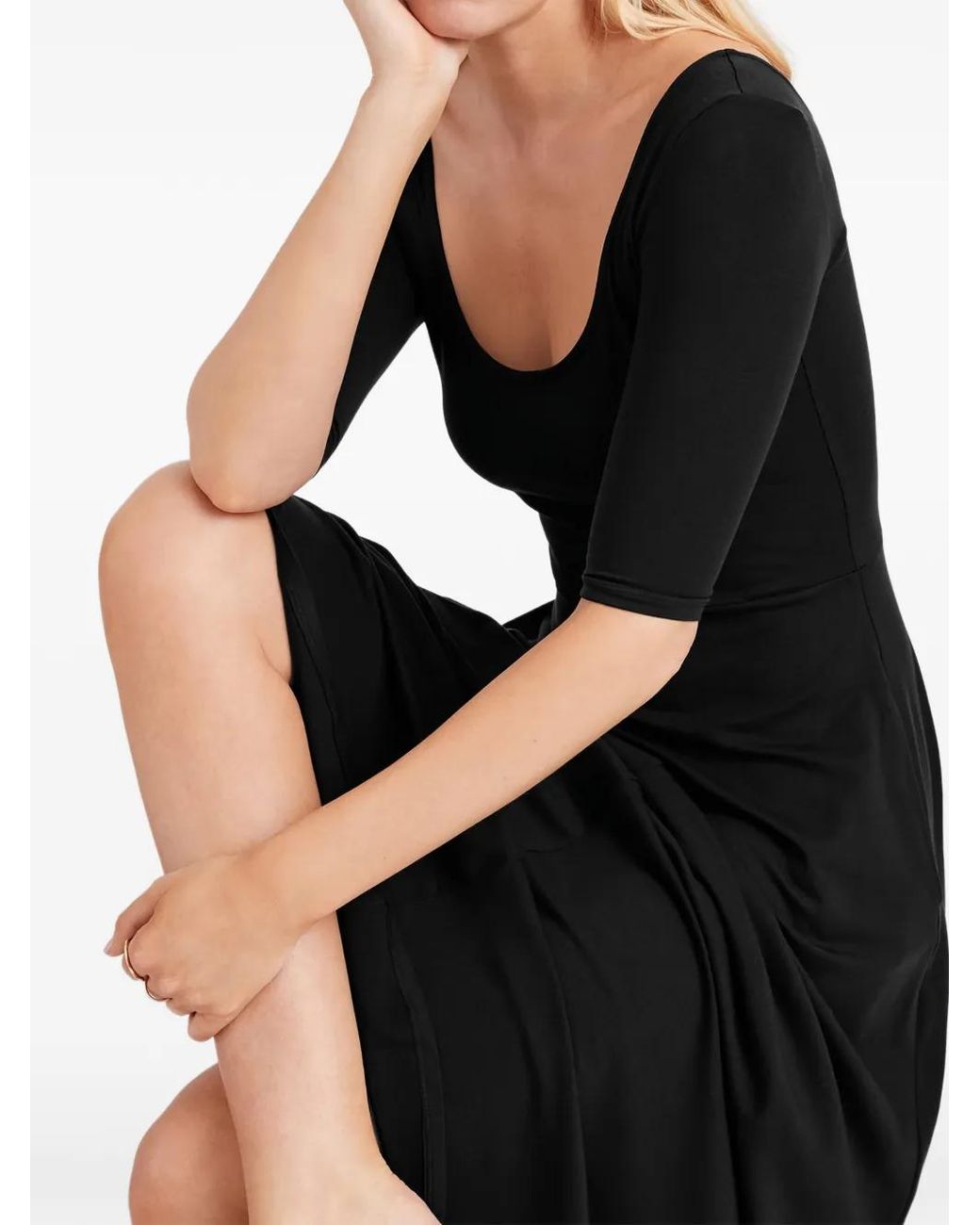 MARCELLA Innogen Midi-Jurk in het Black