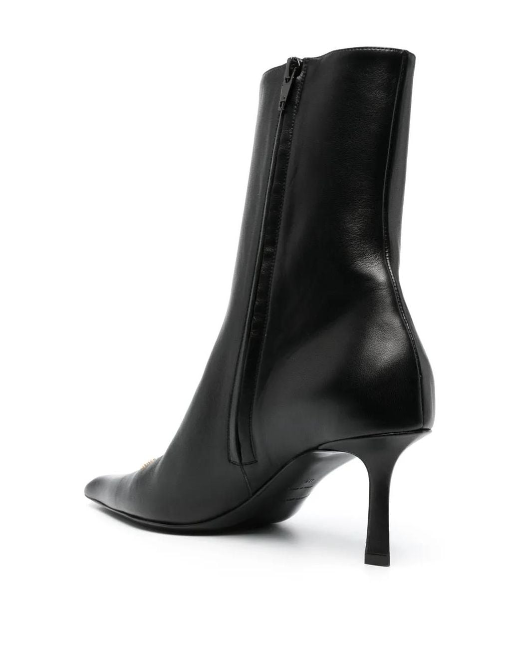 Alexander Wang Black Viola 65 Zip Bootie Shoes