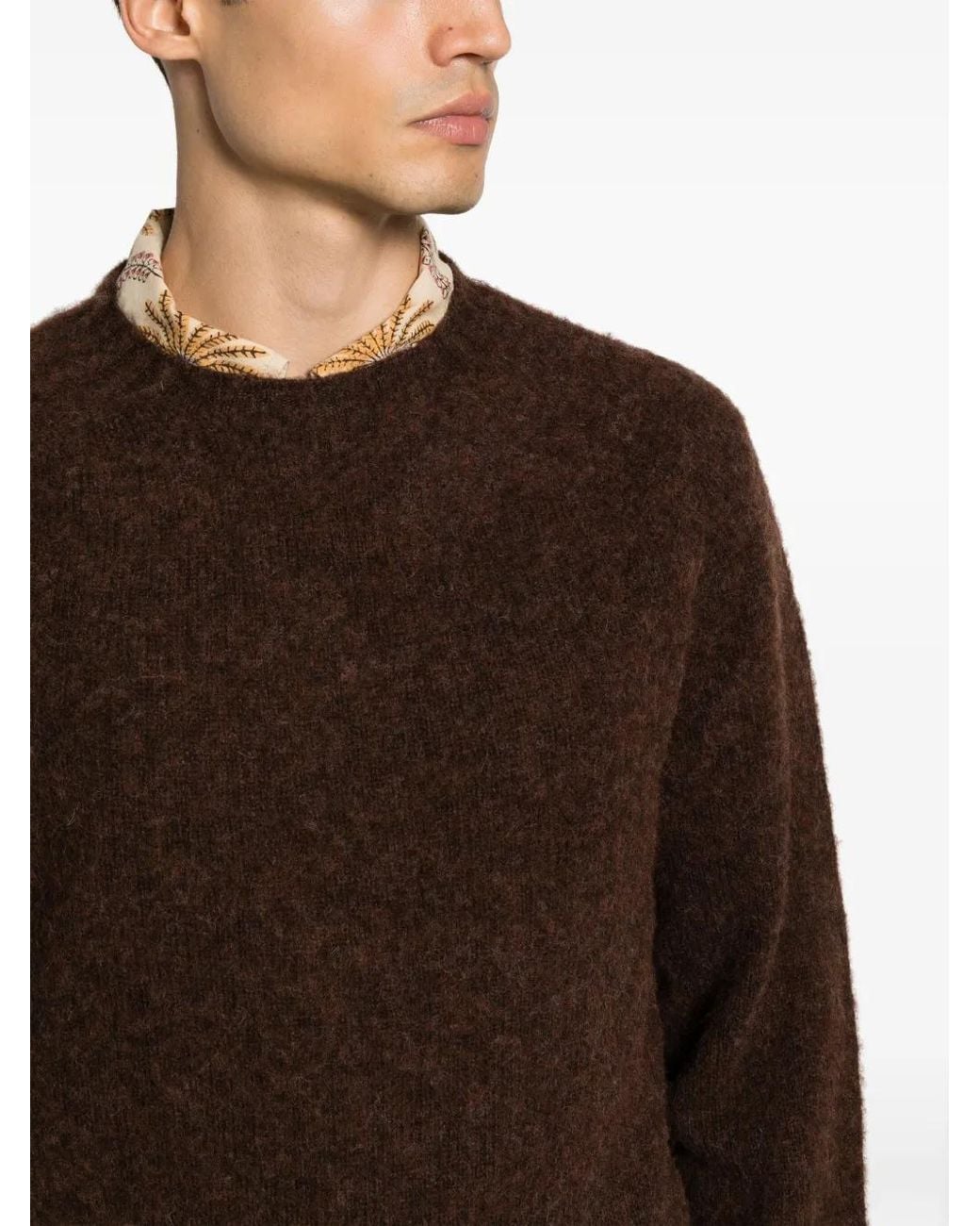 Howlin' By Morrison Brown Birth Of The Cool Wool Jumper for men