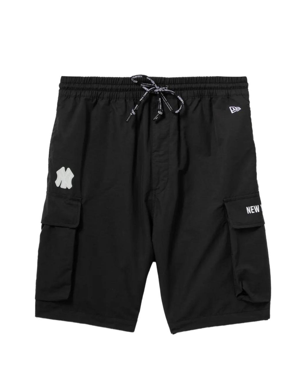 KTZ Black Ny Yankees Shorts for men