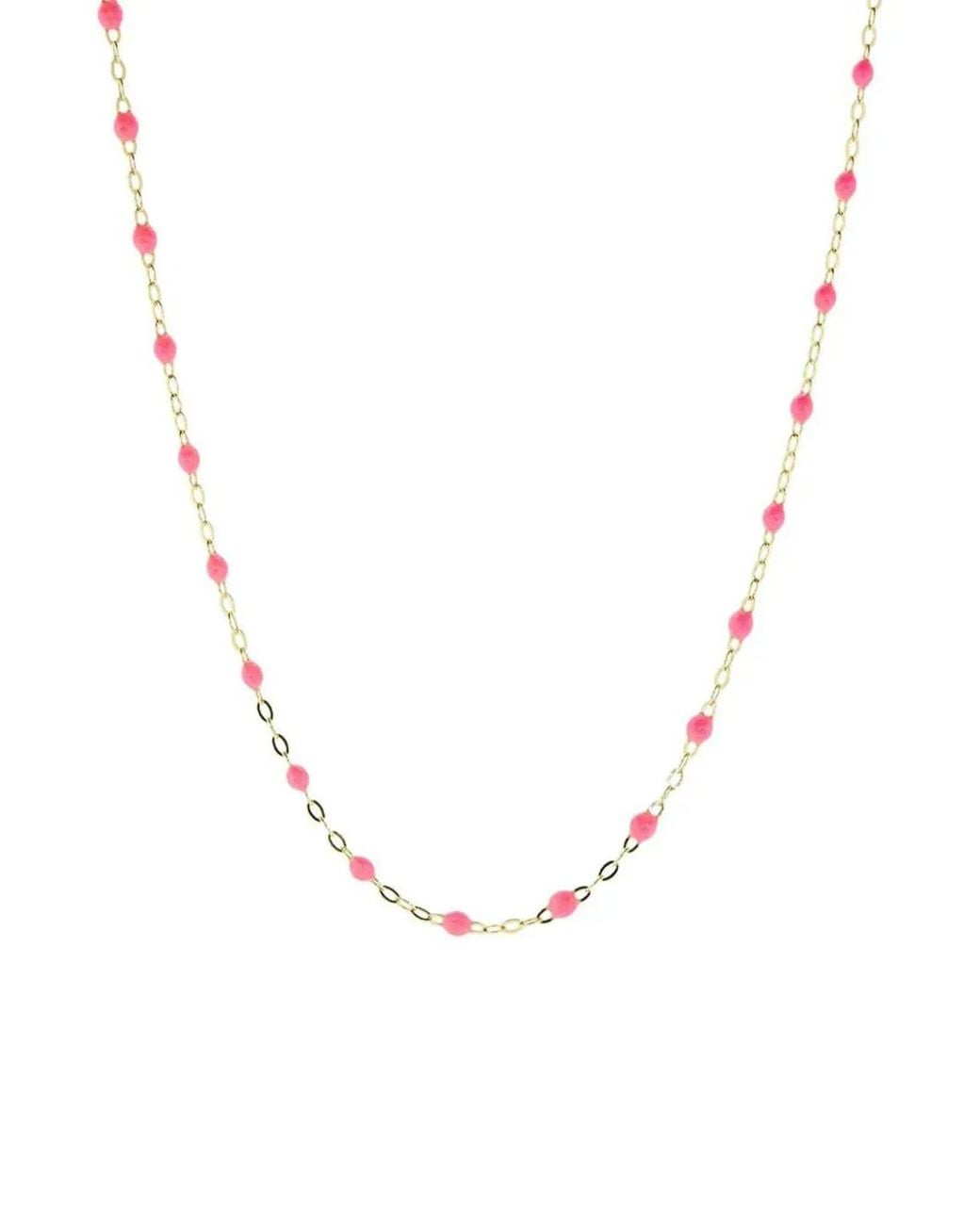 Gigi Clozeau Metallic 18Kt- Classic Gigi Beaded Sautoir Necklace