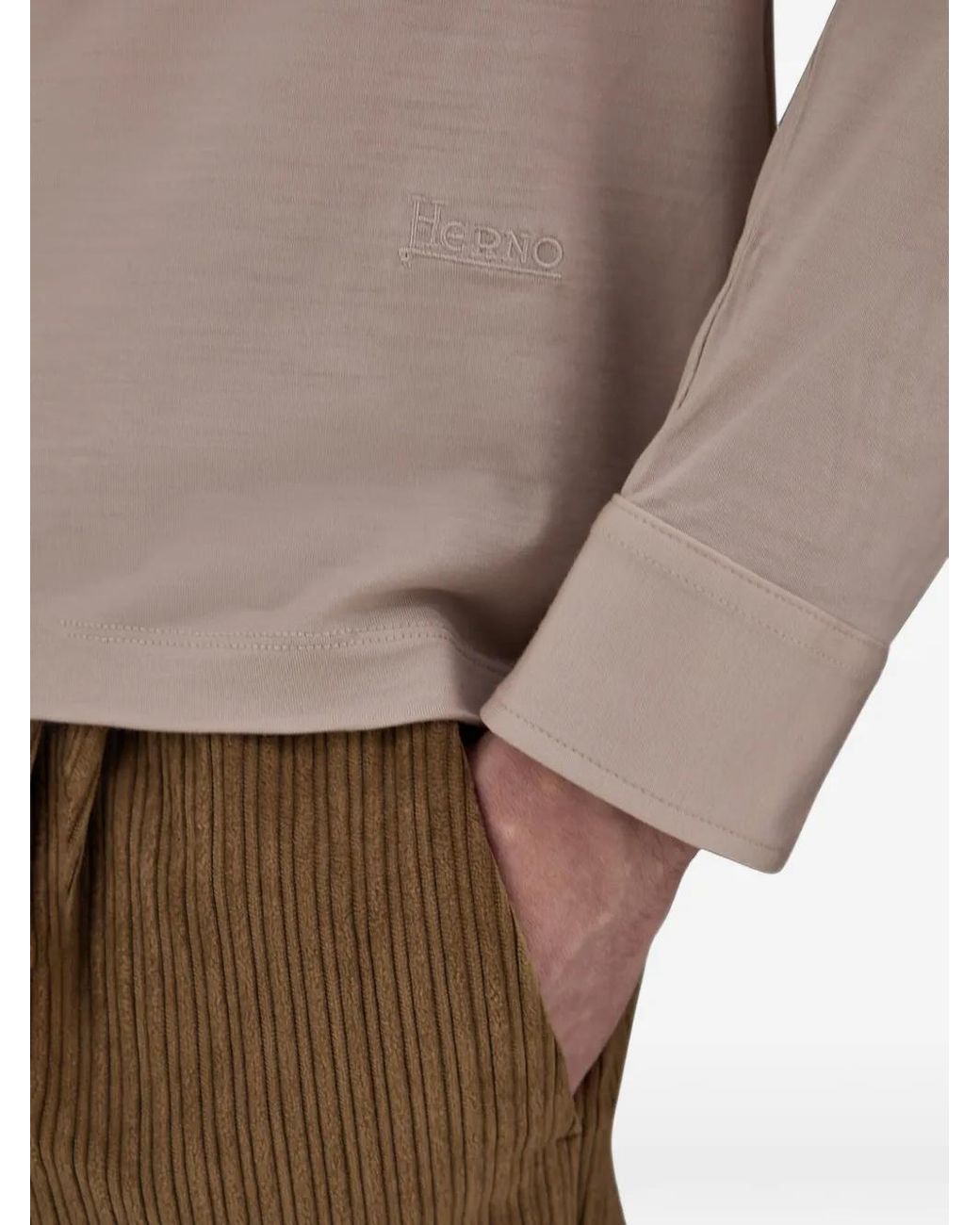 Polo di Herno in White da Uomo