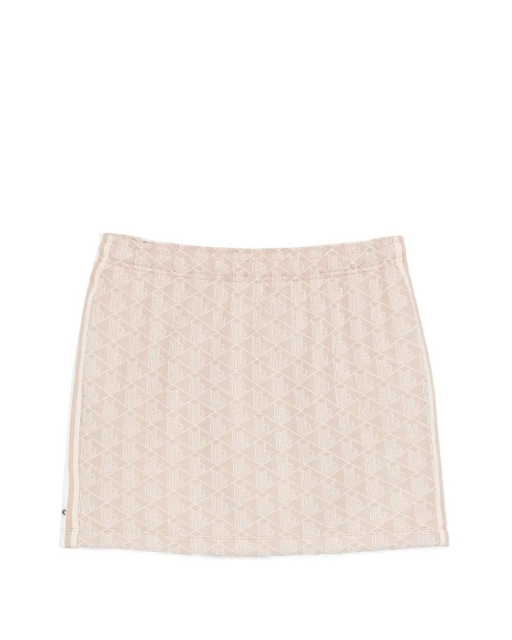 Lacoste Natural Patterned Mini Skirt