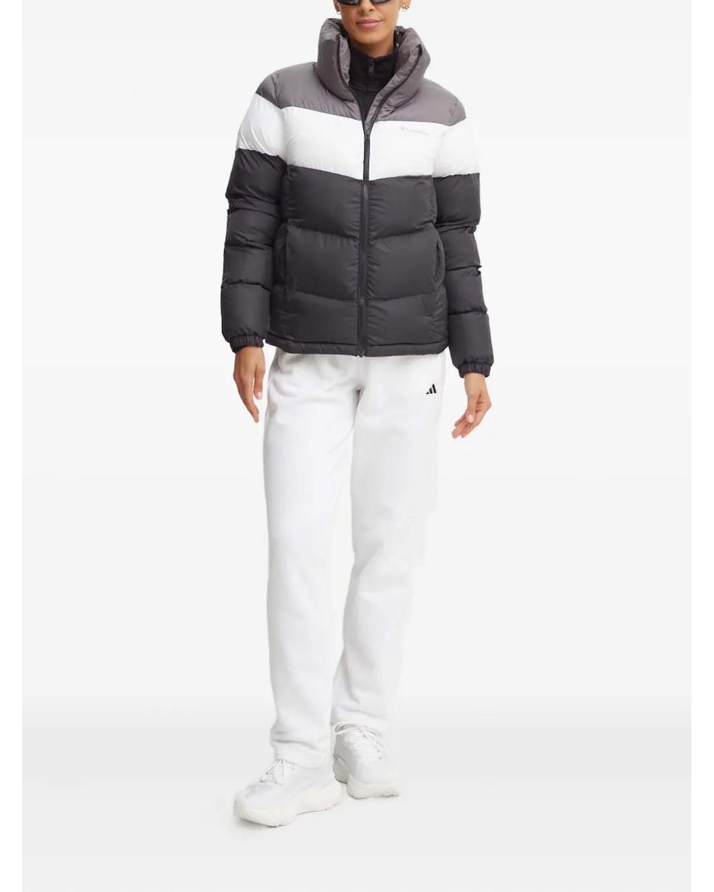 Columbia Gray Puffect Ii Colourblock Puffer Jacket