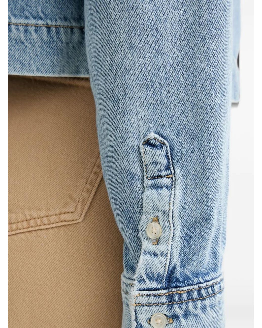 Marc O' Polo Blue Chemise En Jean À Poches Plaquées