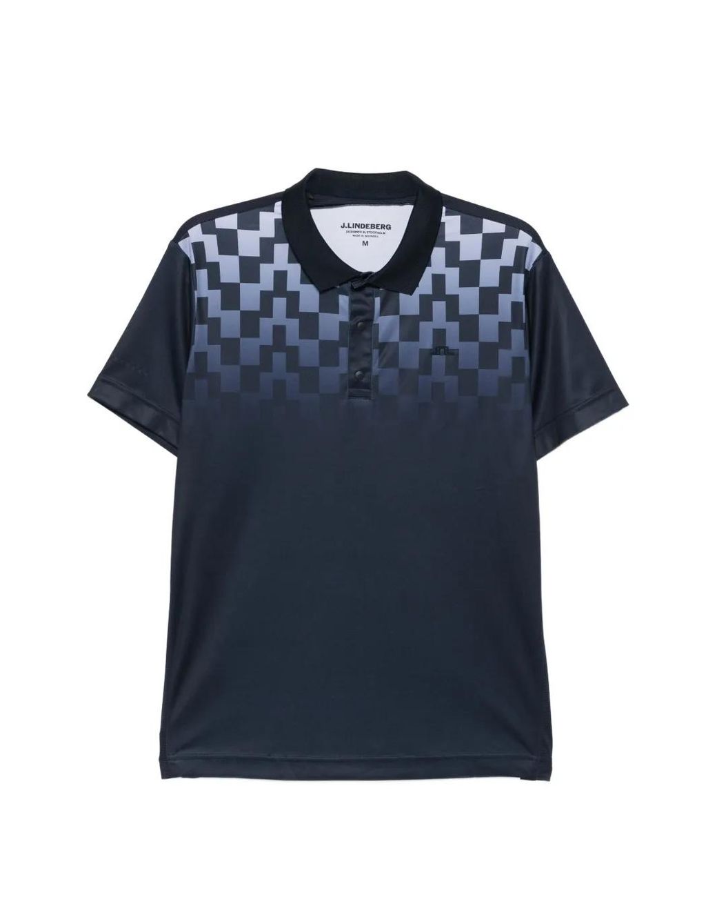 J.Lindeberg Blue Finn Polo Shirt for men