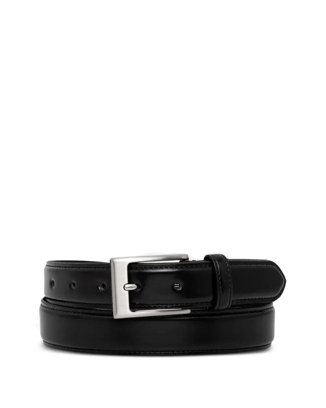 Beams Plus Black Ceinture En Cuir À Fermeture Boucle for men
