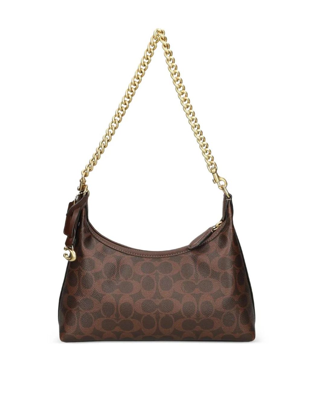 COACH Brown Juliet Zip Patterned Tote Bag