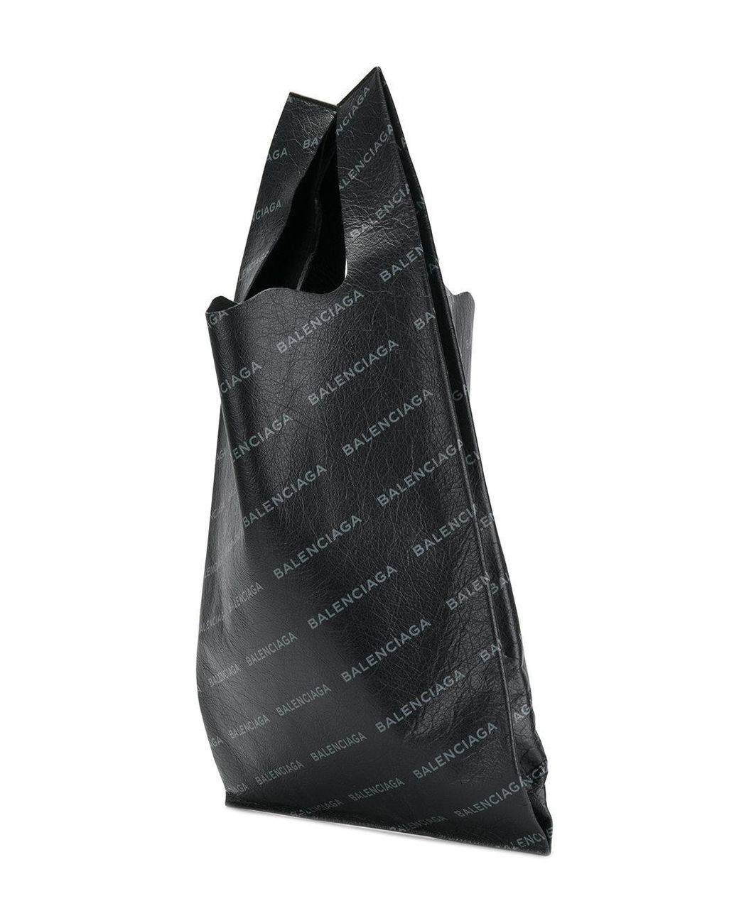 Balenciaga Leather Supermarket Shopper M in Black for Men | Lyst