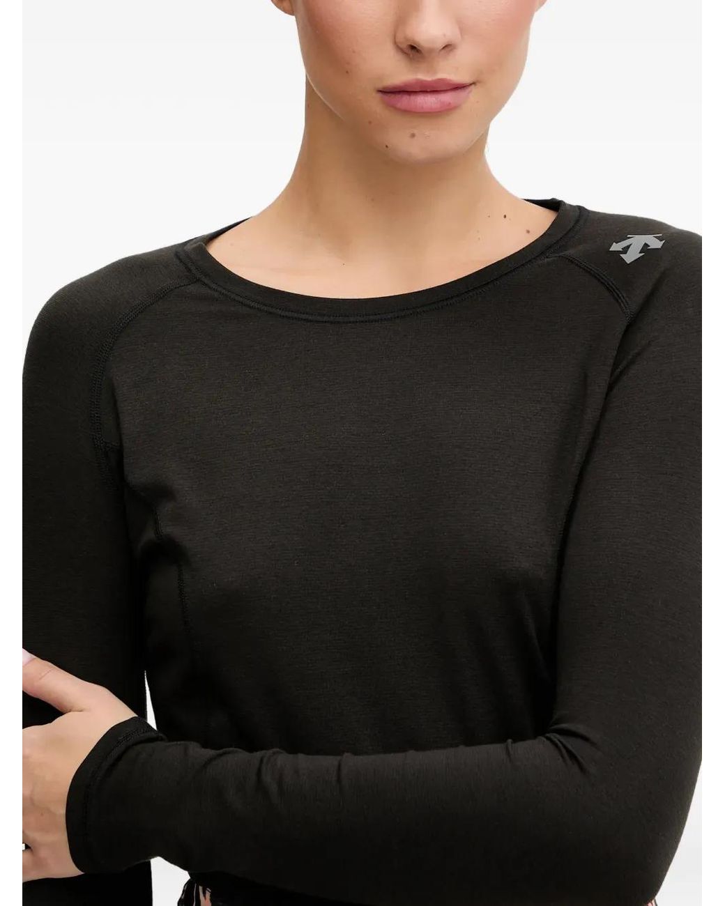 Maglia Termica A Maniche Lunghe di Descente in Black